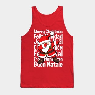 Dabbing Santa Dab Santa Funny Merry Christmas Gift Tank Top